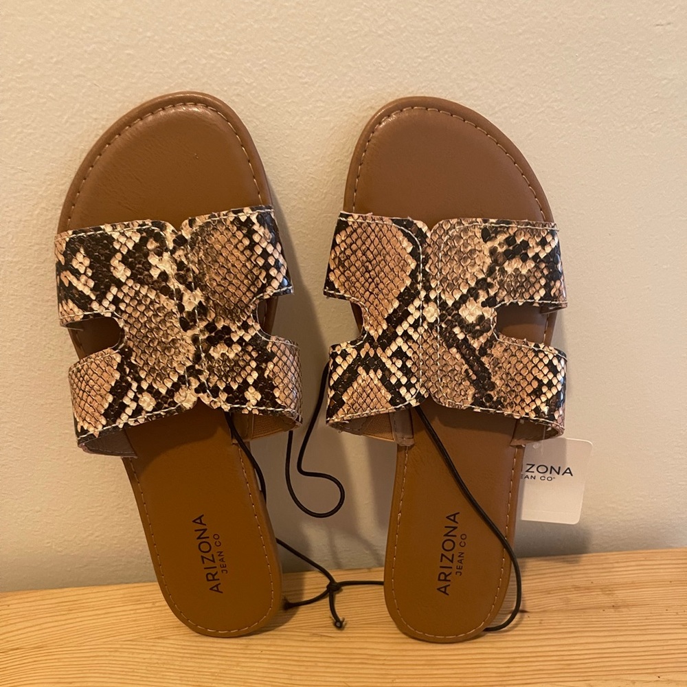 Arizona Tan Multi Snake Sandals